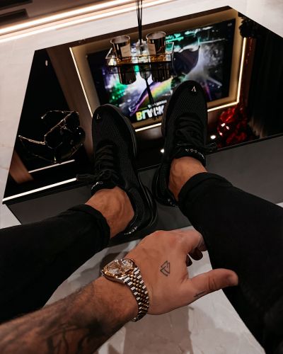 Buty męskie OLAVOGA ROBSON 2026 czerń - FashionPlace - 2