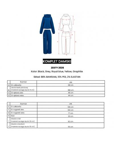 Komplet damski OLAVOGA ZESTY 2026 grafit - FashionPlace - 12