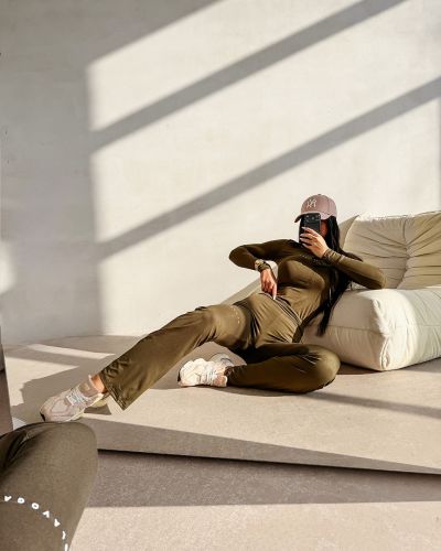 Komplet damski OLAVOGA UNWIND 2026 khaki - FashionPlace - 4