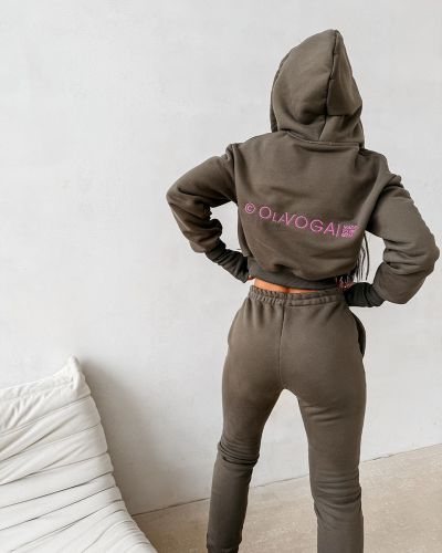 Komplet damski OLAVOGA ELISTA 2026 khaki - FashionPlace - 3