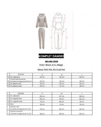 Komplet damski OLAVOGA BELORE 2026 ecru - FashionPlace - 11