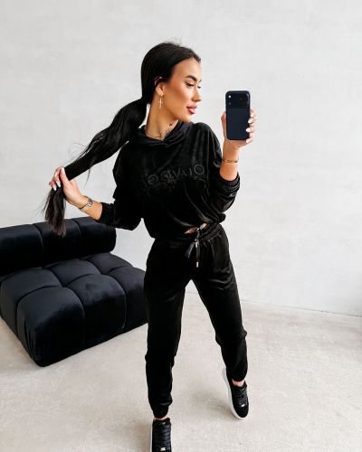Komplet damski OLAVOGA BELORE 2026 czerń - FashionPlace - 2