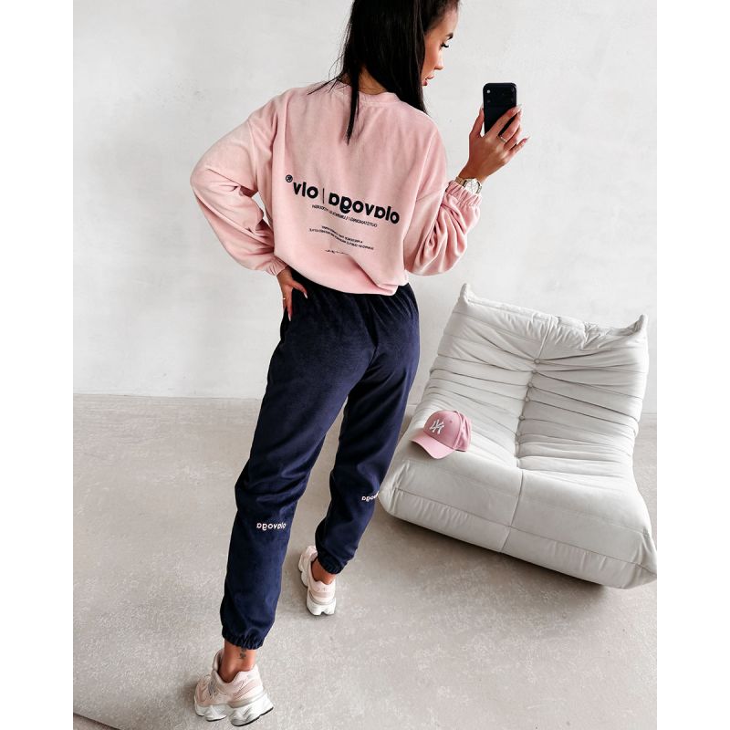 Spodnie damskie OLAVOGA RIBO 2026 navy blue - FashionPlace - 1