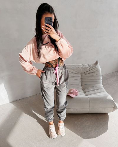 Spodnie damskie OLAVOGA RIBO 2026 grafit - FashionPlace - 1