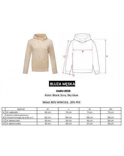Bluza męska OLAVOGA DARU 2026 ecru - FashionPlace - 7