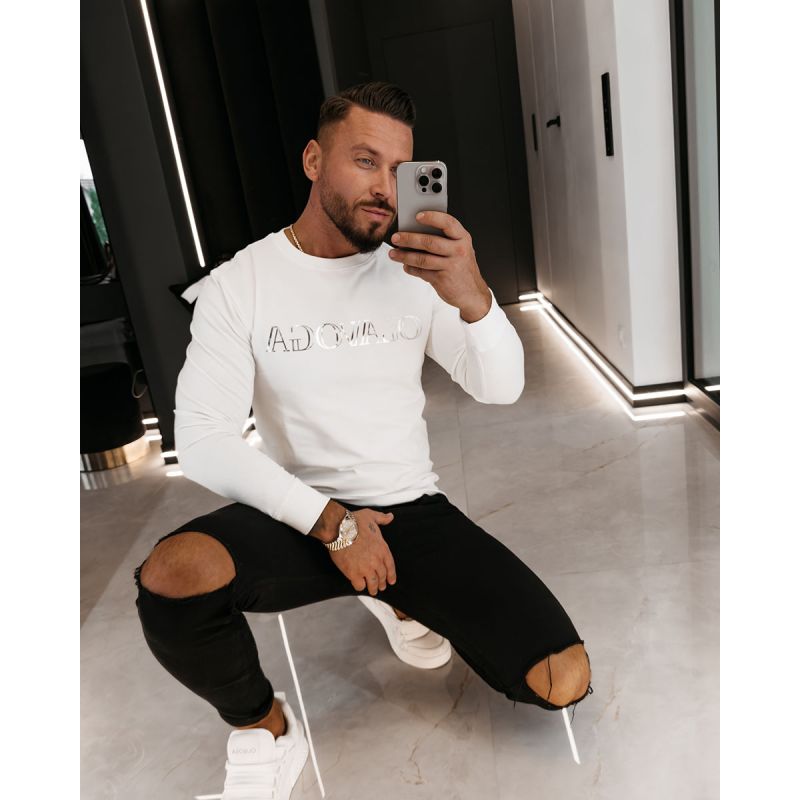 Bluza męska OLAVOGA BARDI 2026 ecru - FashionPlace - 1