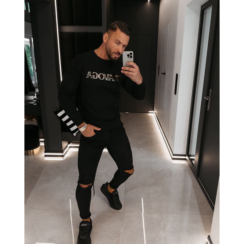 Bluza męska OLAVOGA BARDI 2026 czerń - FashionPlace - 1