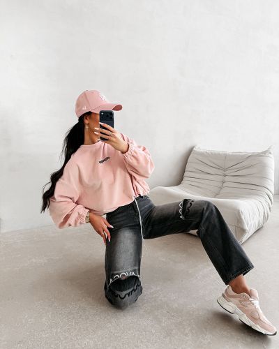 Bluza damska OLAVOGA VELVORA 2026 brudny róż - FashionPlace - 3