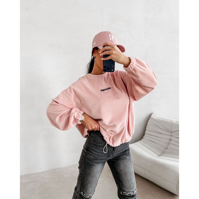 Bluza damska OLAVOGA VELVORA 2026 brudny róż - FashionPlace - 4