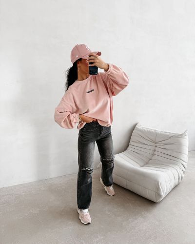 Bluza damska OLAVOGA VELVORA 2026 brudny róż - FashionPlace - 5