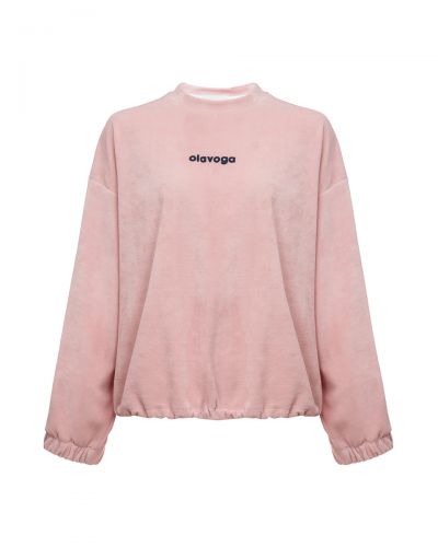 Bluza damska OLAVOGA VELVORA 2026 brudny róż - FashionPlace - 6