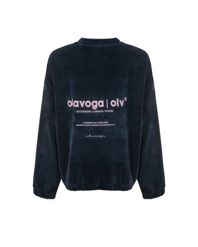 Bluza damska OLAVOGA VELVORA 2026 navy blue - FashionPlace - 7