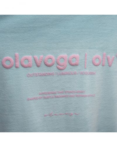 Bluza damska OLAVOGA LUCKY VELVORA 2026 jasny niebieski - FashionPlace - 6
