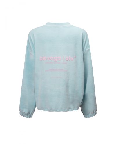 Bluza damska OLAVOGA LUCKY VELVORA 2026 jasny niebieski - FashionPlace - 7