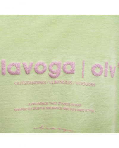 Bluza damska OLAVOGA LUCKY VELVORA 2026 limonkowa - FashionPlace - 7