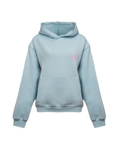 Bluza damska OLAVOGA LUCKY MINDSET 2026 baby blue - FashionPlace - 5