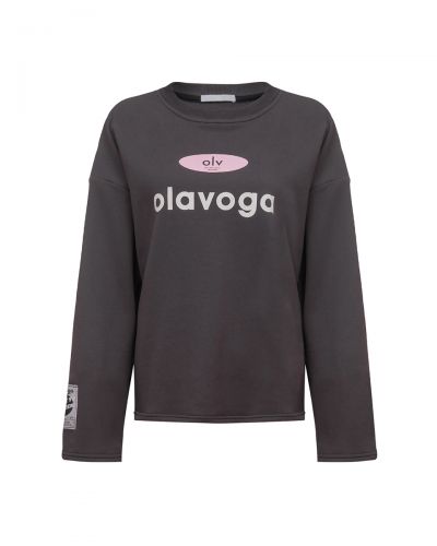 Bluza damska OLAVOGA URBAN ROYAL 2026 grafit - FashionPlace - 4