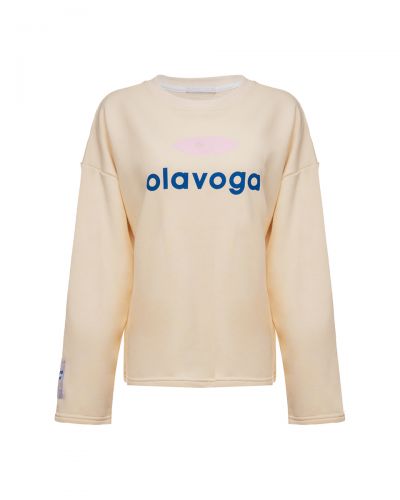 Bluza damska OLAVOGA URBAN ROYAL 2026 kokosowa - FashionPlace - 4