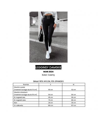 Legginsy OLAVOGA NOIR 2026 czerń - FashionPlace - 5