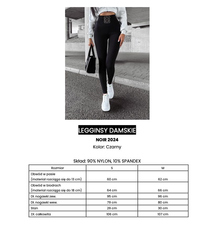 Legginsy OLAVOGA NOIR 2026 czerń