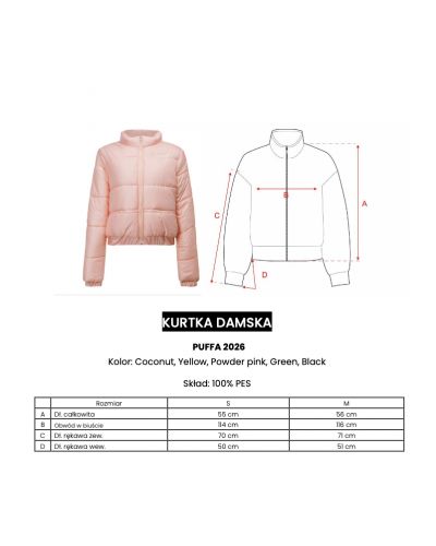 Kurtka damska OLAVOGA PUFFA 2026 pudrowy róż - FashionPlace - 9