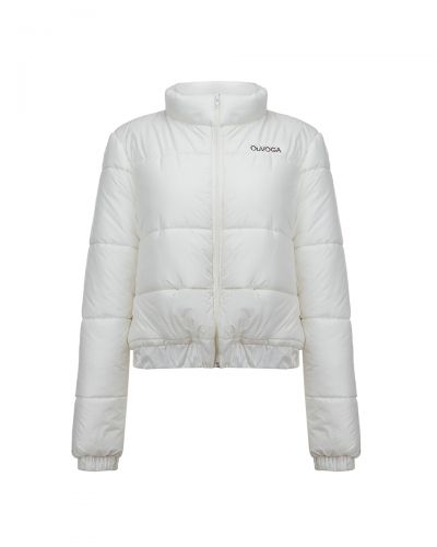 Kurtka damska OLAVOGA PUFFA 2026 kokosowa - FashionPlace - 4