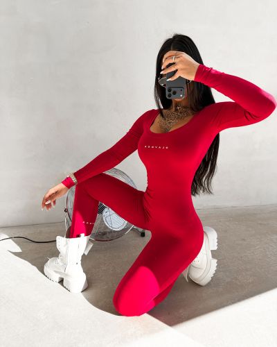 Kombinezon damski OLAVOGA ICONA 2026 czerwień - FashionPlace - 1