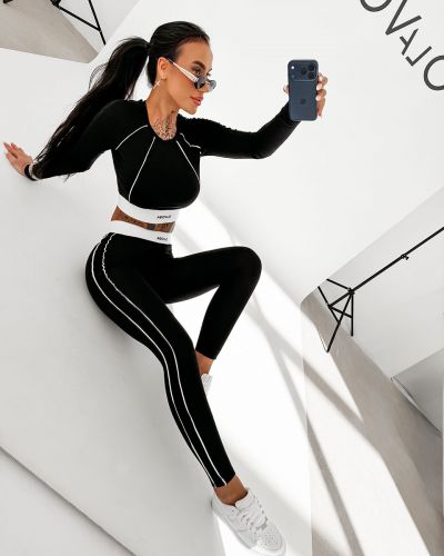 Komplet damski OLAVOGA SENSA 2026 czerń - FashionPlace - 3