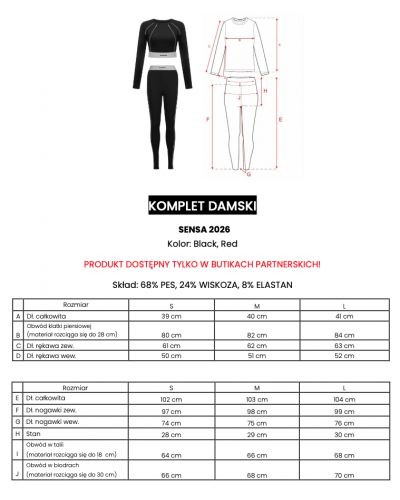 Komplet damski OLAVOGA SENSA 2026 czerń - FashionPlace - 10