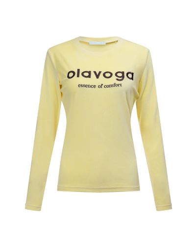 Komplet damski OLAVOGA SELIRA 2026 żółty - FashionPlace - 9