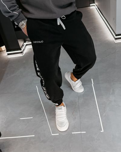 Spodnie męskie OLAVOGA ARES 2026 czerń - FashionPlace - 3