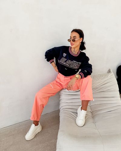 Spodnie damskie OLAVOGA SIRA 2026 coral pink - FashionPlace - 2