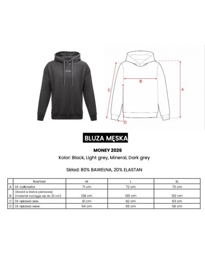 Bluza męska OLAVOGA MONEY 2026 ciemny szary - FashionPlace - 9