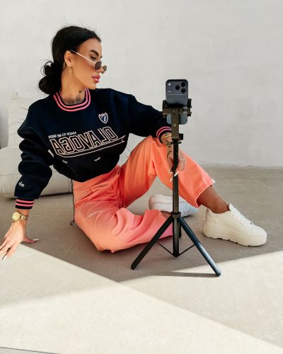 Bluza damska OLAVOGA VESA 2026 navy blue - FashionPlace - 1