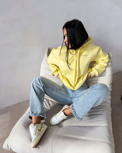 Bluza damska OLAVOGA RUNAWAY 2026 żółta - FashionPlace - 2