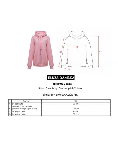 Bluza damska OLAVOGA RUNAWAY 2026 żółta - FashionPlace - 6