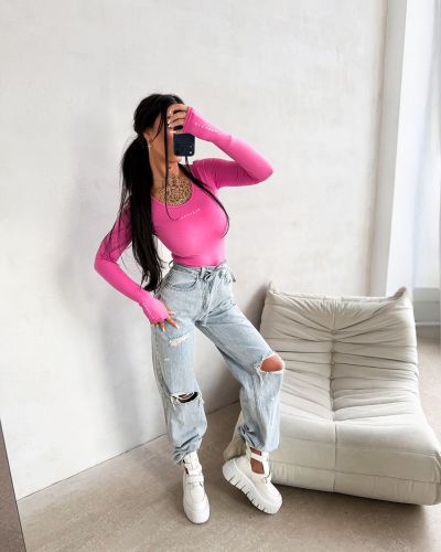 Bluzka damska OLAVOGA LIMI 2026 candy pink - FashionPlace - 1