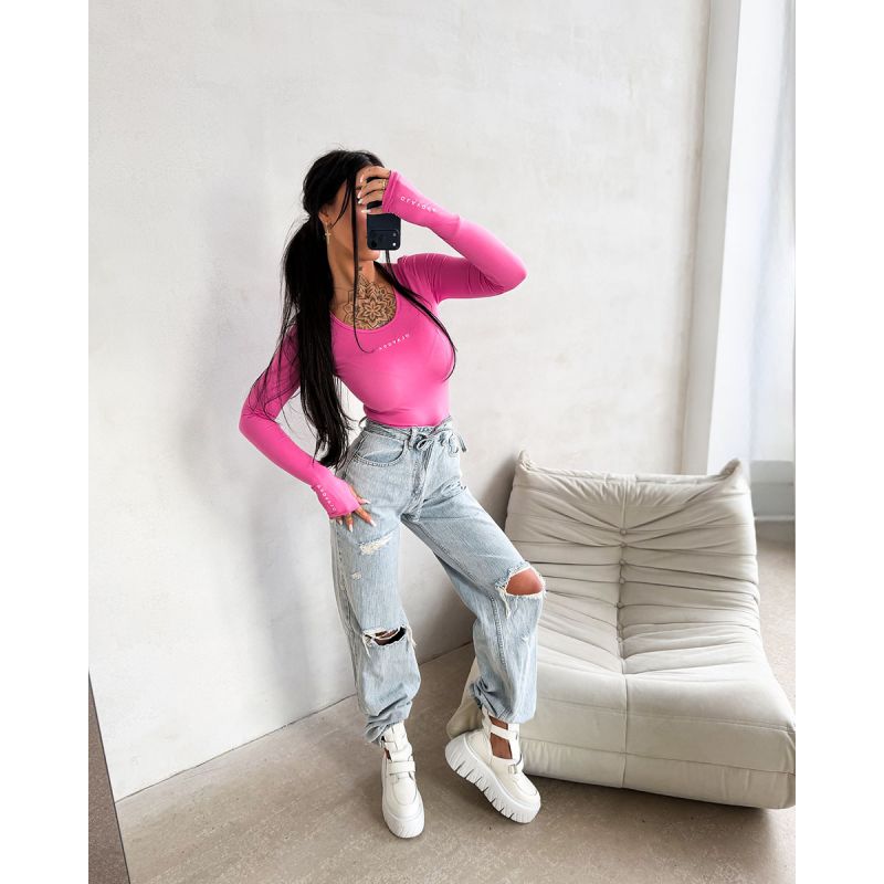 Bluzka damska OLAVOGA LIMI 2026 candy pink - FashionPlace - 1
