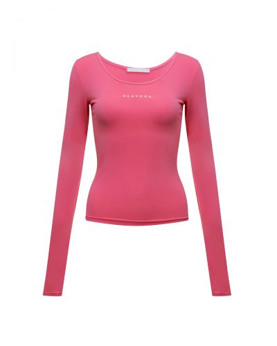 Bluzka damska OLAVOGA LIMI 2026 candy pink - FashionPlace - 4