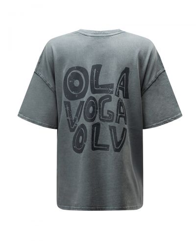 T-shirt damski OLAVOGA MOSE 2026 jasny szary - FashionPlace - 7