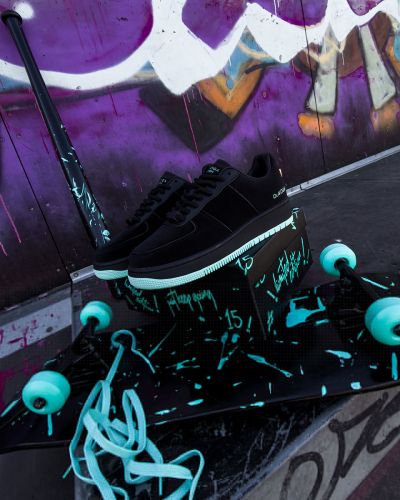 Buty męskie OLAVOGA DAYTON 2026 black + blue - FashionPlace - 7