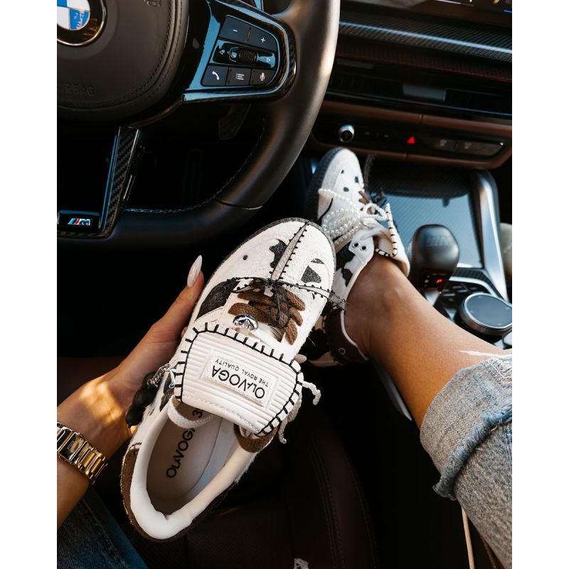 Buty damskie OLAVOGA ANATY 2026 animal print - FashionPlace - 1