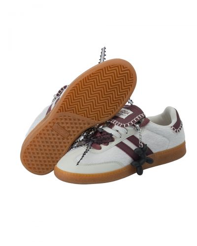 Buty damskie OLAVOGA ANATY 2026 ecru + wine red - FashionPlace - 4