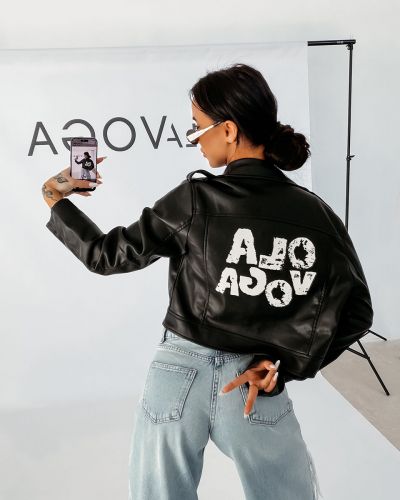 Kurtka damska OLAVOGA LADYO 2026 czerń - FashionPlace - 1