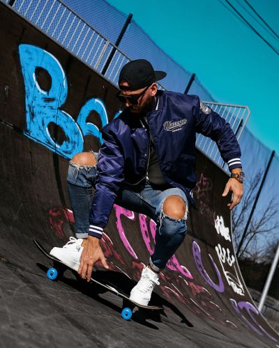 Kurtka męska OLAVOGA PITWEST 2026 navy blue - FashionPlace - 2