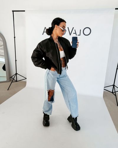 Kurtka damska OLAVOGA MOONKAO 2026 czerń - FashionPlace - 1