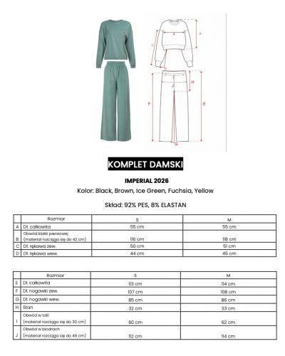 Komplet damski OLAVOGA IMPERIAL 2026 żółty - FashionPlace - 10