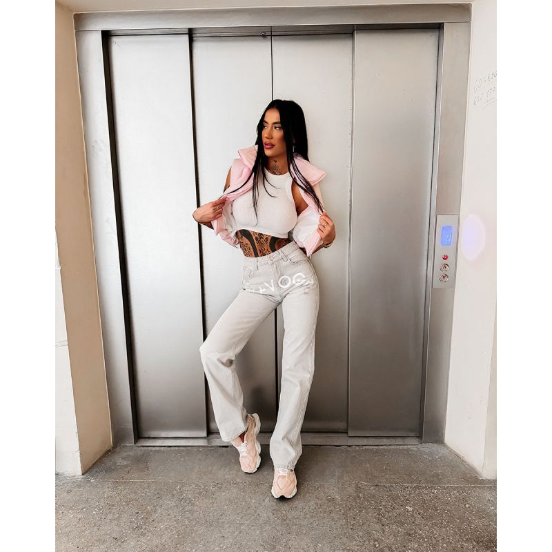 Spodnie damskie OLAVOGA MASSYR 2026 szare - FashionPlace - 1