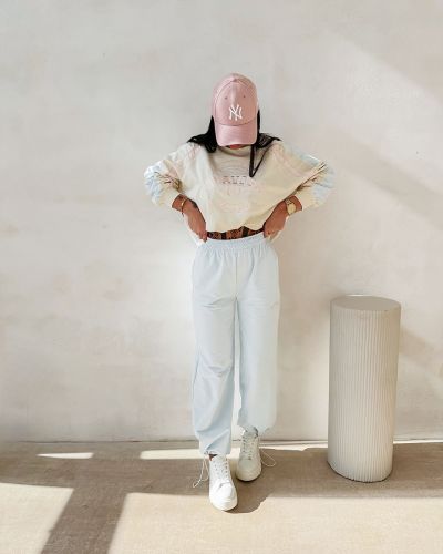 Spodnie damskie OLAVOGA EVARA 2026 sky blue - FashionPlace - 4