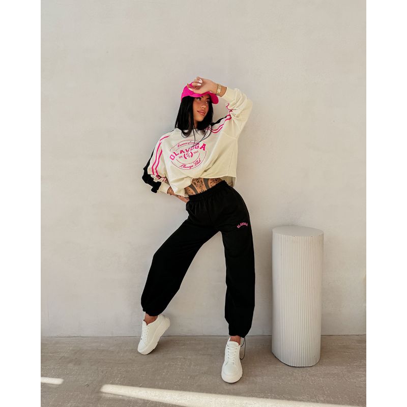 Spodnie damskie OLAVOGA EVARA 2026 czerń - FashionPlace - 3